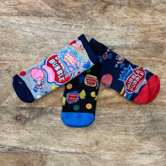 5/$20 NEW 3Pk Men's Dubble Bubble Gum Socks - Picture 2 of 5